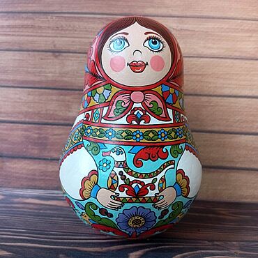 Русский стиль ручной работы. Ярмарка Мастеров - ручная работа Музыкальная неваляшка с ручной росписью.. Handmade.