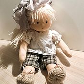 Вальдорфская кукла Кнопочка 36 см