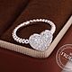 Золотое кольцо Сердце с бриллиантами. Кольцо на весь палец. FROLOF JEWELRY. Ярмарка Мастеров.  Фото №5