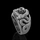 Перстень «Череп и змеи» из серебра. Кольца. M_yuvelir. Ярмарка Мастеров.  Фото №4