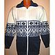 Knitted jacket with a zipper Scandinavia, Sweater Jackets, Moscow,  Фото №1