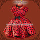 Dress is 'Red to black peas' Art.286, Dresses, Nizhny Novgorod,  Фото №1