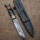 Финка-жёлтая спинка. Ножи. Мастерская Александра Трусова (true-knife). Интернет-магазин Ярмарка Мастеров.  Фото №2
