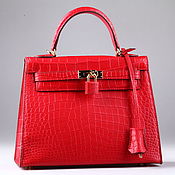 Сумки и аксессуары handmade. Livemaster - original item Women`s bag made of Siamese crocodile leather IMA0502R44. Handmade.