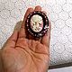 Decorations of subcultures: Brooch ' Gothic'))). Subculture decorations. IrinaSkripkaMBeads. My Livemaster. Фото №4