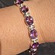 Bracelet with amethysts, Chain bracelet, Moscow,  Фото №1