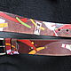 belt leather 'the Truth is in wine'. Straps. ZERGY. My Livemaster. Фото №4