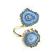 Quartz ring, blue quartz ring, gift ring. Rings. Irina Moro. Online shopping on My Livemaster.  Фото №2