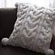 Knitted pillow Beige. Pillow. Ira Pugach (pompon). Online shopping on My Livemaster.  Фото №2