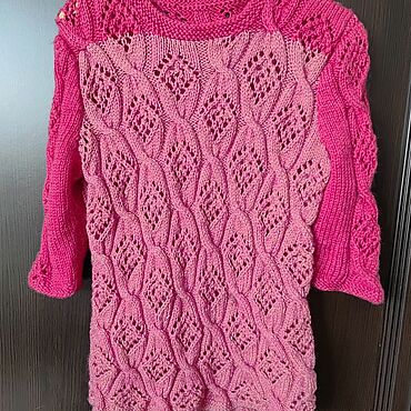 Одежда ручной работы. Ярмарка Мастеров - ручная работа Джемпер Малинка. Handmade.