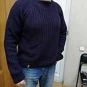 Мужская одежда handmade. Livemaster - original item Men`s jumpers: knitted from merino wool. Handmade.