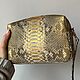 Women's Python leather bag. Crossbody bag. ulijana-zijangirova. My Livemaster. Фото №5