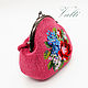 Order Bag with clasp: Pink set with lilies of the valley. Valti. Livemaster. . Clasp Bag Фото №3