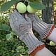 Order Knitted mittens 'Autumn apple'. Mitts handmade. DominikaSamara. Livemaster. . Mitts Фото №3