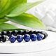 Order Bracelet 'The Power of the subconscious' with lapis lazuli. The star of Siberia. Livemaster. . Bead bracelet Фото №3