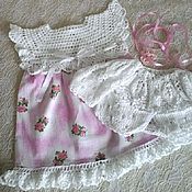 Одежда детская handmade. Livemaster - original item Dress and bolero for a girl 
