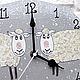 Order Wall clock Two Sheep. Clocks for Home (Julia). Livemaster. . Watch Фото №3
