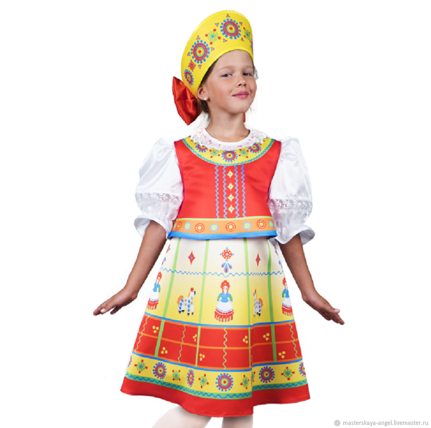 Карнавальный народный костюм, Дымка костюм для девочки купить в ...