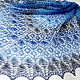 Fishnet knitted shawl rose Prairie Shawl wool from County. Shawls. Lace Shawl by Olga. My Livemaster. Фото №5