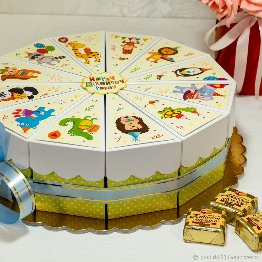 Бумажный торт в детский сад - 80 фото