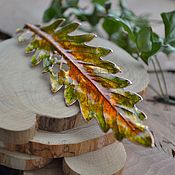 Кулон-дубовый лист