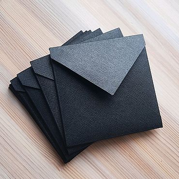 Материалы для творчества ручной работы. Ярмарка Мастеров - ручная работа Конверты 10х10 см,  мини конверты, конверты из дизайнерской бумаги. Handmade.