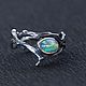 Ring of twigs with opal, Rings, Moscow,  Фото №1
