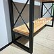 Стеллаж лофт VISION. Стеллажи. SLIVA wood deco. Ярмарка Мастеров.  Фото №5