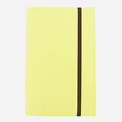 Канцелярские товары handmade. Livemaster - original item Leather notebook with replaceable unit elastic. Handmade.