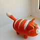 Order Cat Baton, felted. lilu. Livemaster. . Felted Toy Фото №3