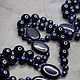 Long large beads blue aventurine ' Night of Cairo'. Beads2. naturalkavni. My Livemaster. Фото №6