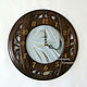 Wall clock 'Circle of time', white glass. Watch. KancyrevDecoration. Online shopping on My Livemaster.  Фото №2