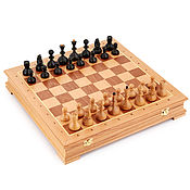Активный отдых и развлечения handmade. Livemaster - original item Chess in the box 