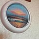 Embroidered painting "Through the porthole". Pictures. Mashkin stuff. Online shopping on My Livemaster.  Фото №2
