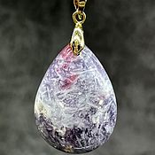 Украшения handmade. Livemaster - original item Women`s pendant made of natural purple tourmaline. Handmade.