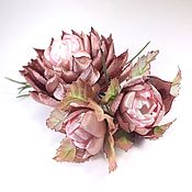 Украшения handmade. Livemaster - original item Your bouquet is a brooch with handmade flowers made of fabric. Handmade.