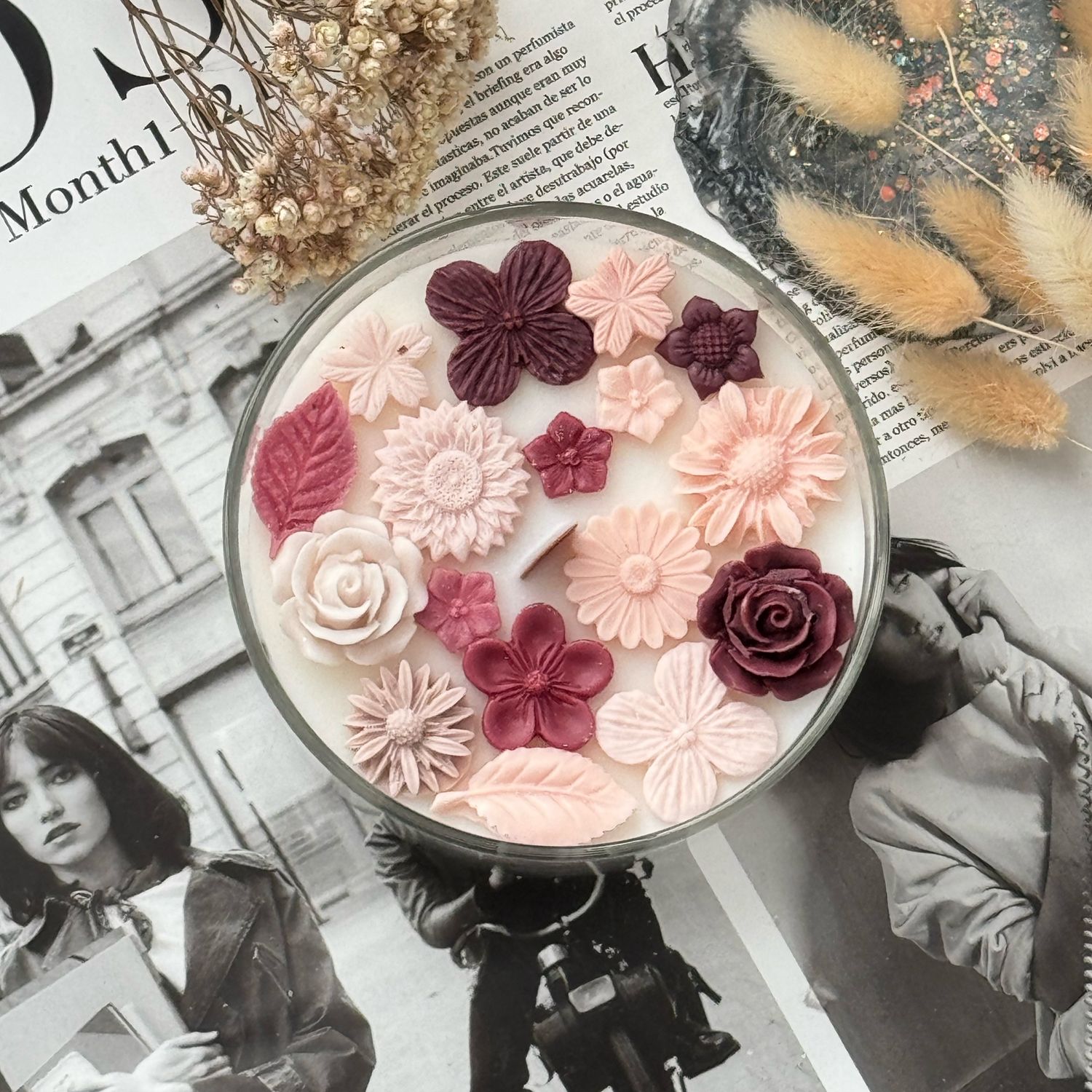 Свеча контейнерная «Flower paradise” в интернет-магазине Ярмарка ...