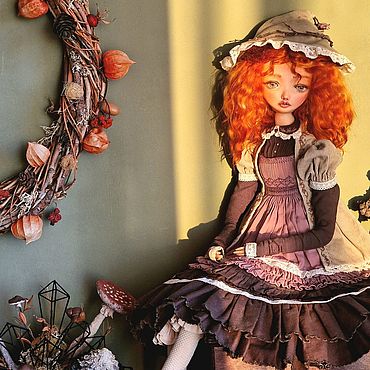 Куклы и игрушки ручной работы. Ярмарка Мастеров - ручная работа Лукреция, авторская будуарная кукла. Handmade.