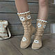Order Summer boots "Arlette". KnittedBoots. Livemaster. . High Boots Фото №3