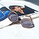  Round wooden Jaklin glasses are made of surgical steel. Glasses. Mart Bags (martbags). My Livemaster. Фото №5