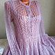 Dress mohair 'Mystery' handmade. Dresses. hand knitting from Galina Akhmedova. My Livemaster. Фото №5