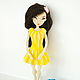 Master-class 'Doll Jessica wearing a yellow dress', Knitting patterns, Korolev,  Фото №1
