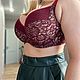 Бюстгальтер Plus Size. Комплекты белья. Lilislace. Интернет-магазин Ярмарка Мастеров.  Фото №2