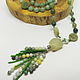 Beads with a Forest pendant 52 cm. Beads2. Selberiya shop. Online shopping on My Livemaster.  Фото №2