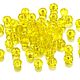 Glass beads rondel faceted 3*4 mm, 28951280 yellow beads, Beads1, Ekaterinburg,  Фото №1
