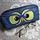 Glasses case textile Owl, Eyeglass case, Krasnodar,  Фото №1
