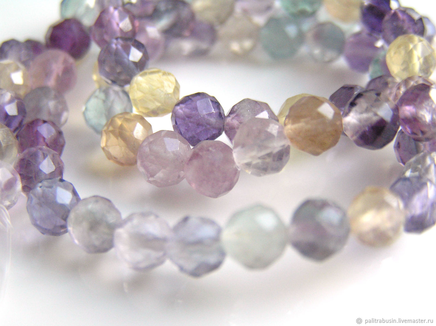 Beads: fluorite cut 5 mm, Beads1, Tyumen,  Фото №1