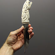 Нож Викинг ( рог лося,сталь 95х18) т4к