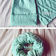 Set knitted Mint Candy, beanie cap and snud. Headwear Sets. (Milena-Pobedova) (Milena-Pobedova). Online shopping on My Livemaster.  Фото №2