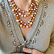 Order Dreams of the Golden fish. Stunning Necklace Beads. Antik Boutique Love. Livemaster. . Vintage necklace Фото №3